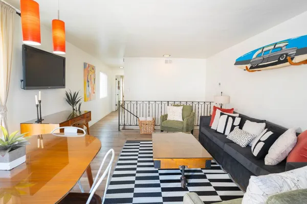 Sun-washed Beachwalk Villas interior